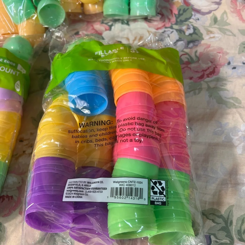 Colorful Plastic Easter Egg - 160 Count